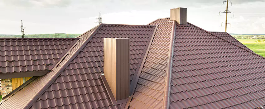 Residential Chimney Flashing Restoration in Westbury, NY