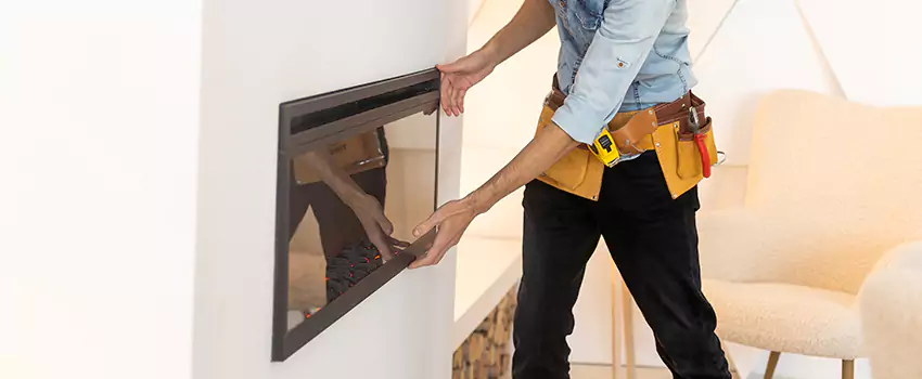 Metal Fireplace Installation in Westbury, New York