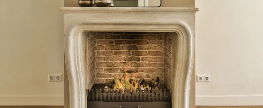 Vintage-style Fireplace Redesign in Westbury, New York