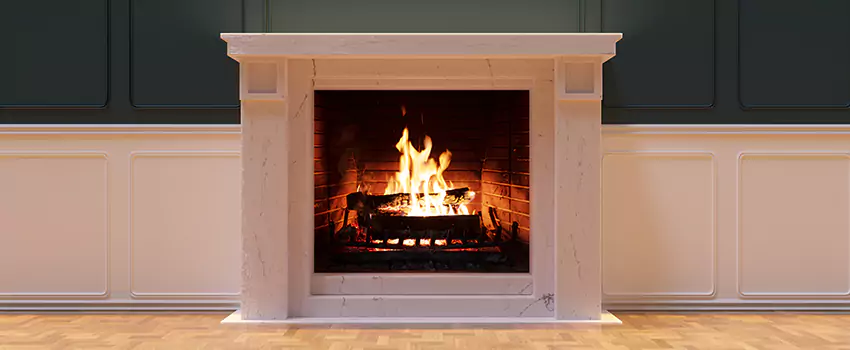 Open Flame Wood-Burning Fireplace Installation Services in Westbury, New York