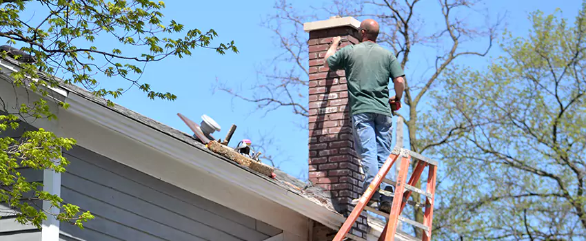 Vinyl and PVC Chimney Flashing Installation in Westbury, NY