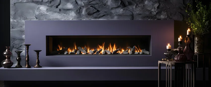 Ember Bed for Ventless Gas Fireplace in Westbury, NY