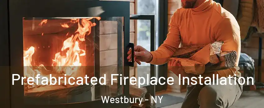  Prefabricated Fireplace Installation Westbury - NY